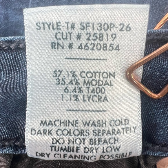 Just Black Blue Skinny Jeans Size 25 Petite Women’s - Picture 5 of 6